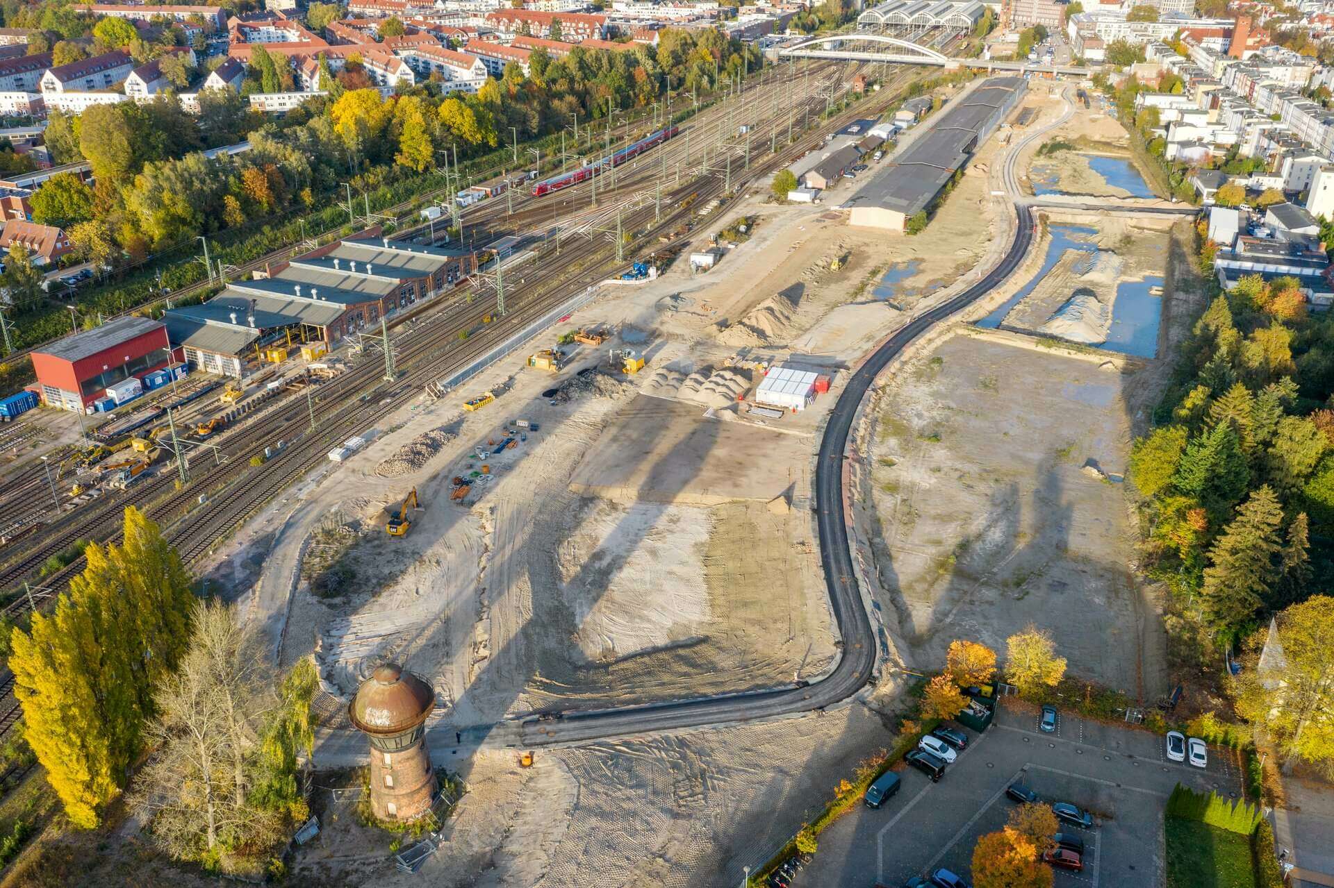 Neue Meile St. Lorenz – Spatenstich durch die Wohnkompanie – Luftaufnahme – Bild 3